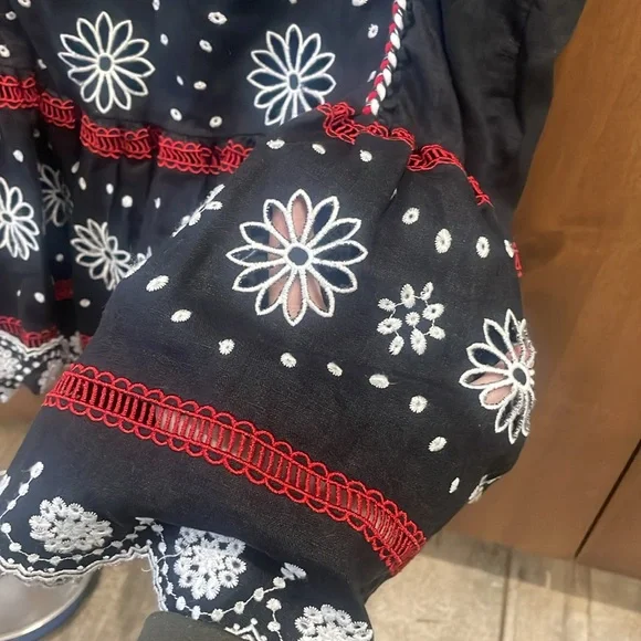 Veronica Beard Embroidered Beaded Dress - Picture 12 of 13